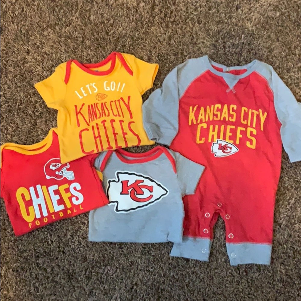Baby onesie/romper Kansas City Chiefs lot